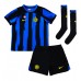 Inter Milan Henrikh Mkhitaryan #22 Hjemme Trøje Børn 2023-24 Kortærmet (+ Korte bukser)